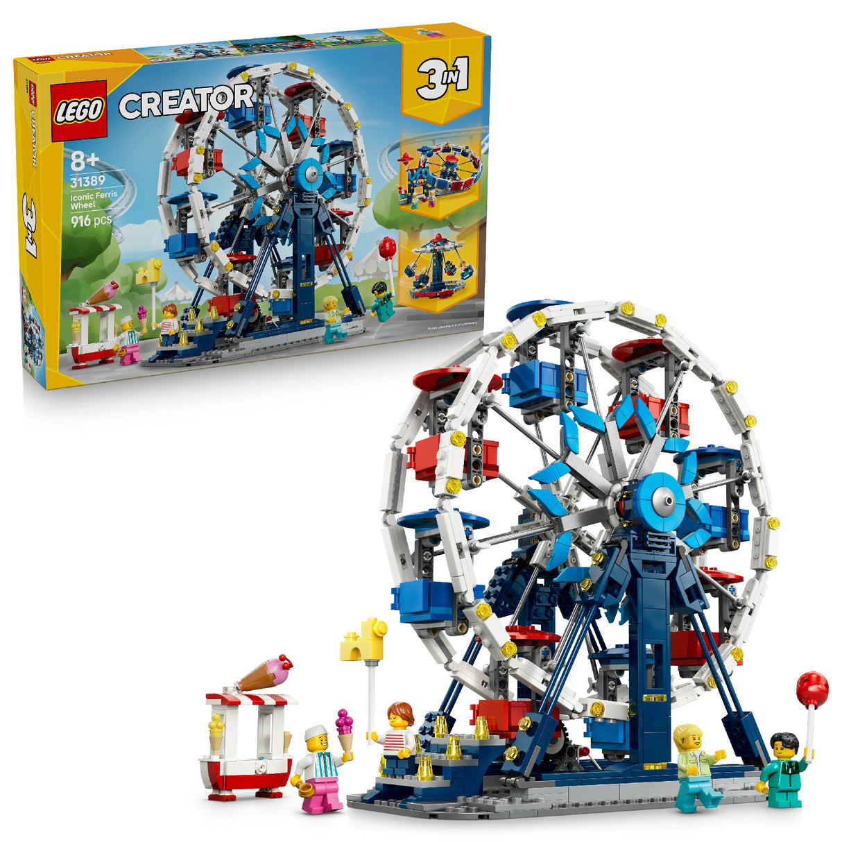 LEGO 31389 LEGO CREATOR ICONIC FERRIS WHEEL AGE: 8+