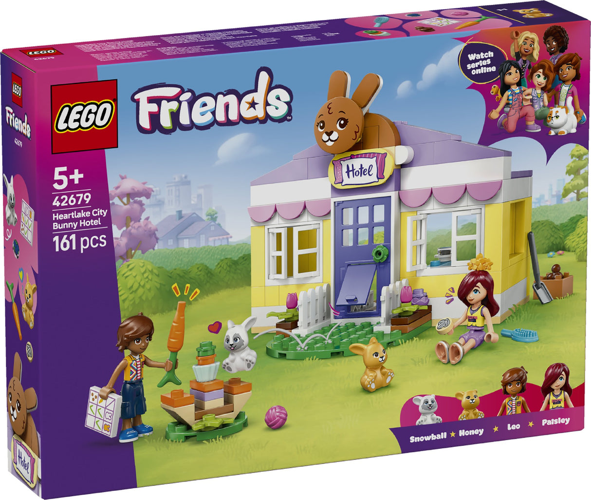 LEGO LEGO FRIENDS HEARTLAKE CITY BUNNY HOTEL 42679 AGE: 5+