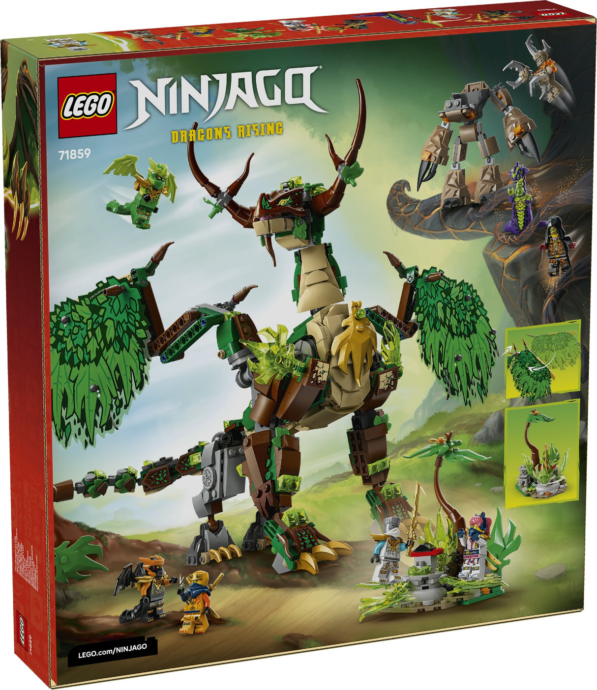 LEGO NINJAGO THE DRAGON OF LIFE 71859 AGE: 9+