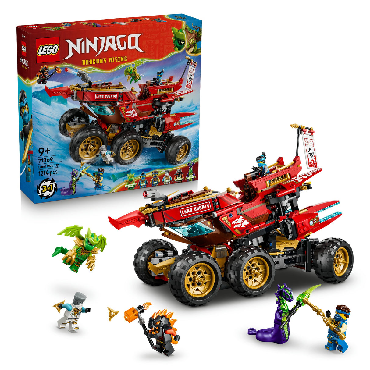 LEGO 71869 NINJAGO THE LAND BOUNTY AGE: 9+