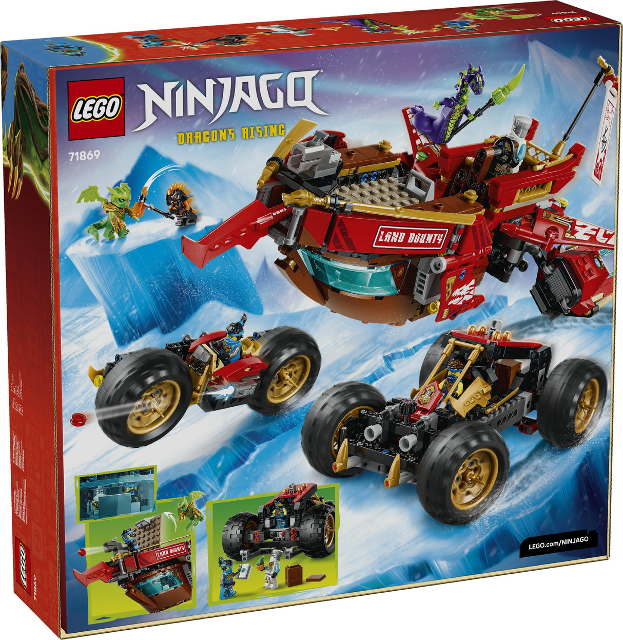 LEGO 71869 NINJAGO THE LAND BOUNTY AGE: 9+
