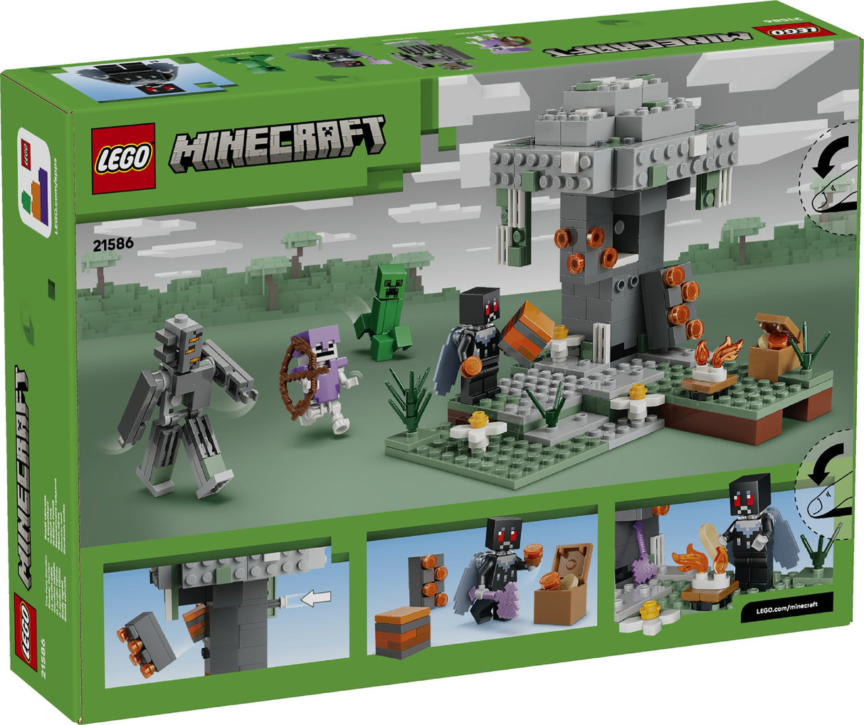 LEGO MINECRAFT THE PALE GARDEN 21586 AGE: 7+