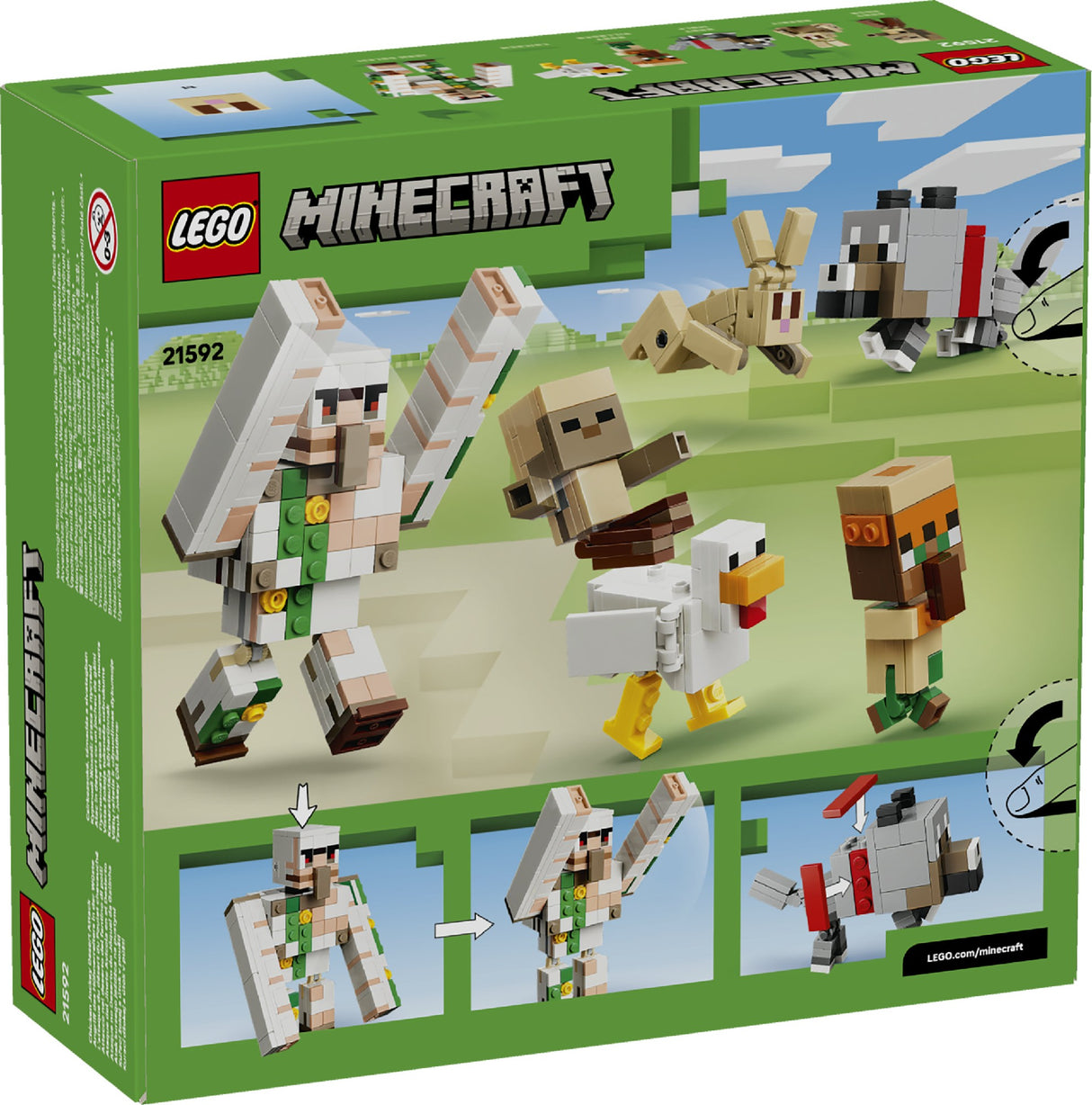 LEGO 21592 MINECRAFT CHARACTER PACK AGE: 9+