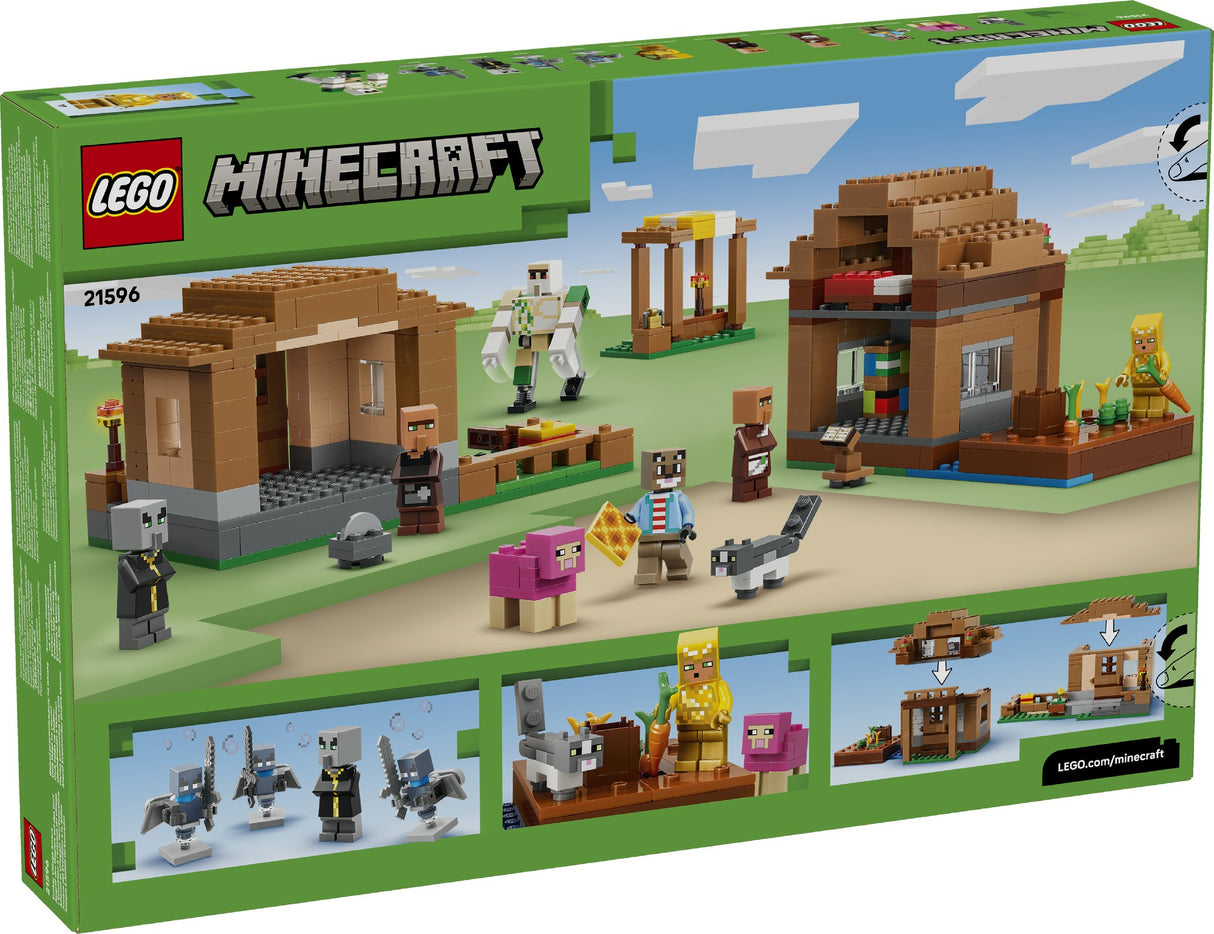 LEGO 21596 MINECRAFT THE VILLIAGE BATTLE AGE: 9+