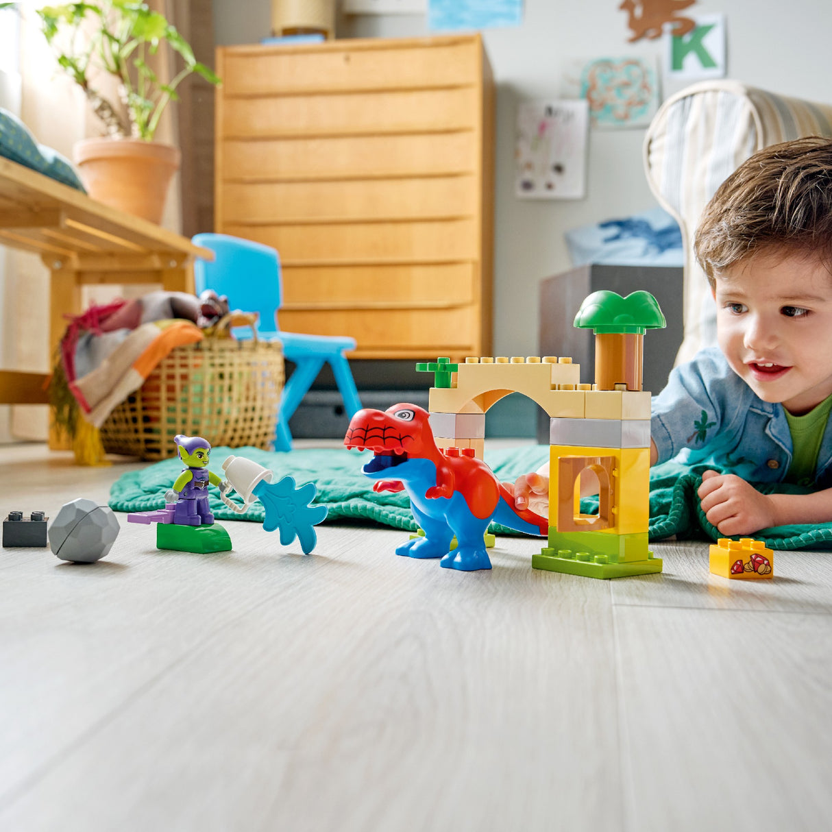 LEGO DUPLO DINOSAUR SPIDEY-REX VS. GREEN GOBLIN 10463 AGE: 2+