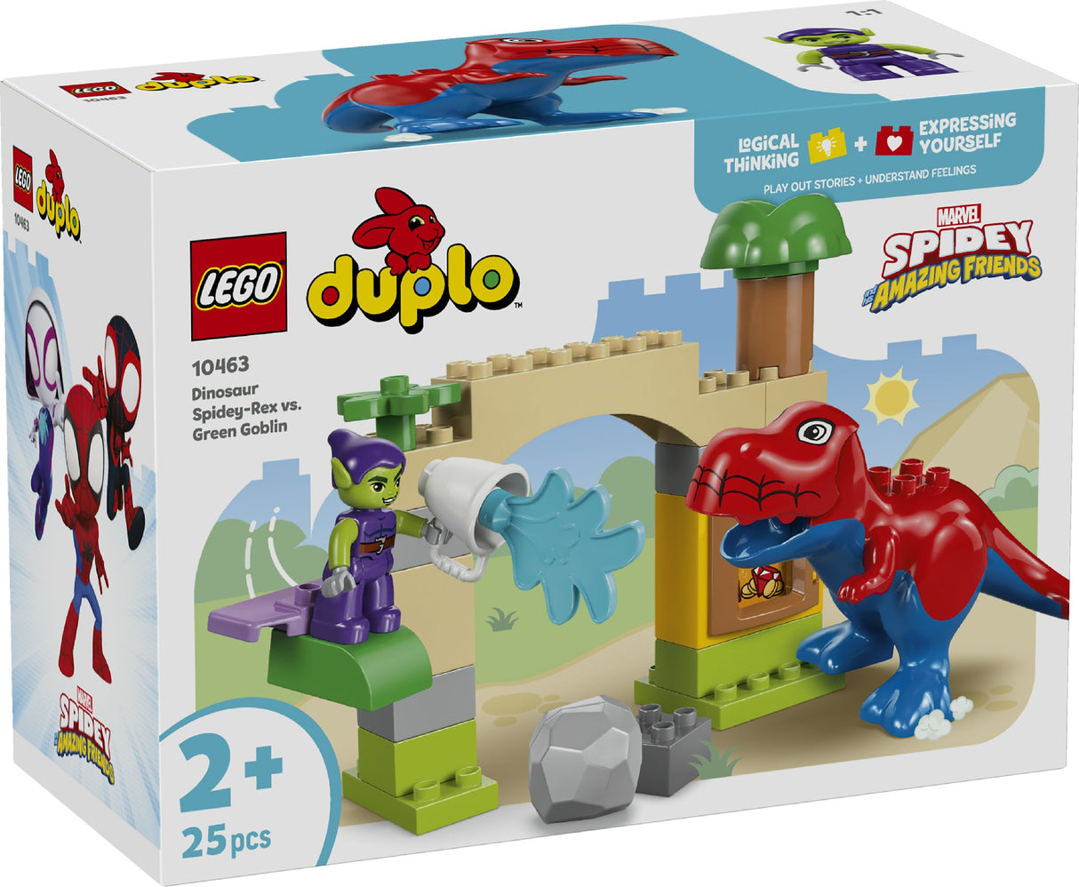 LEGO DUPLO DINOSAUR SPIDEY-REX VS. GREEN GOBLIN 10463 AGE: 2+