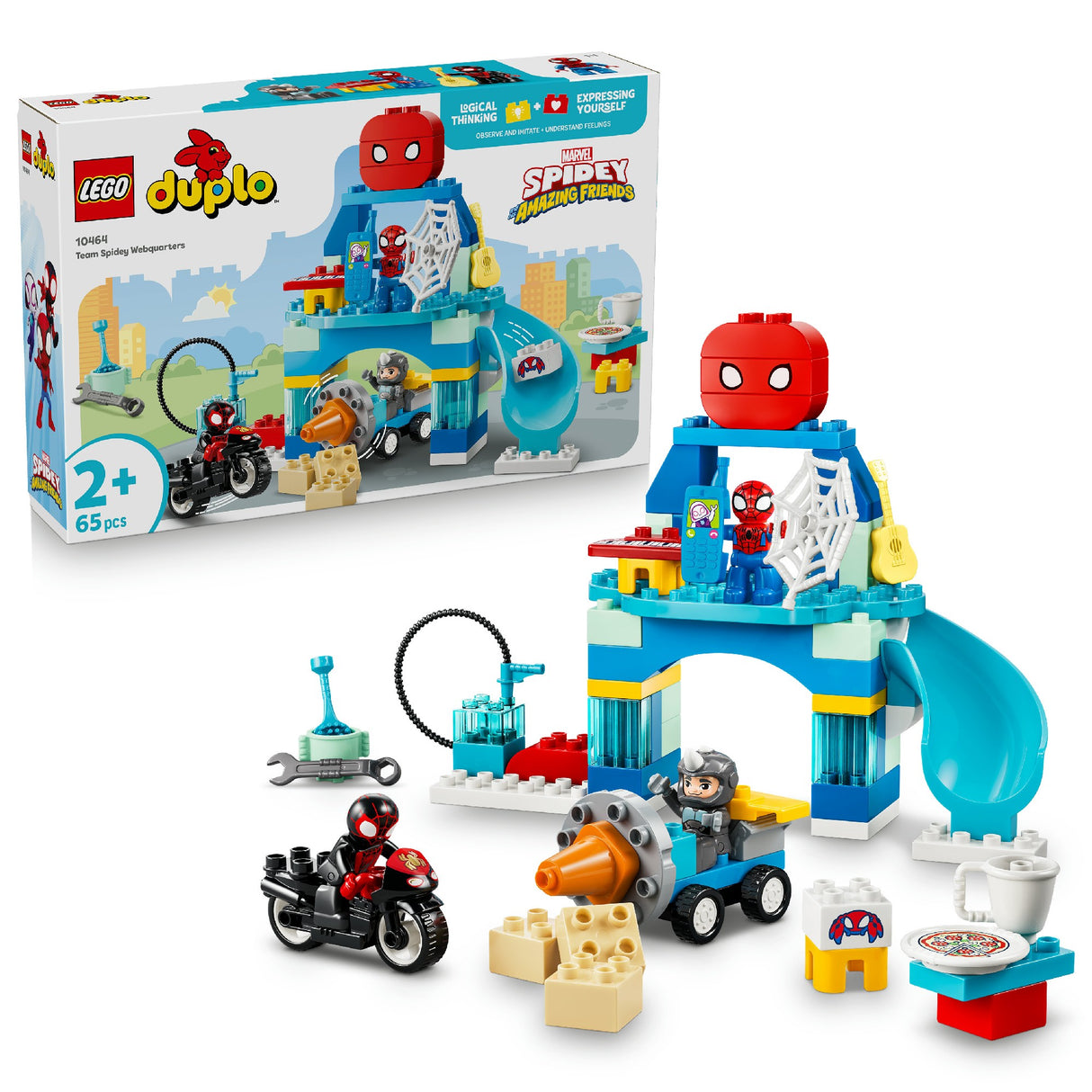 LEGO 10464 DUPLO TEAM SPIDEY WEBQUARTERS AGE: 2+