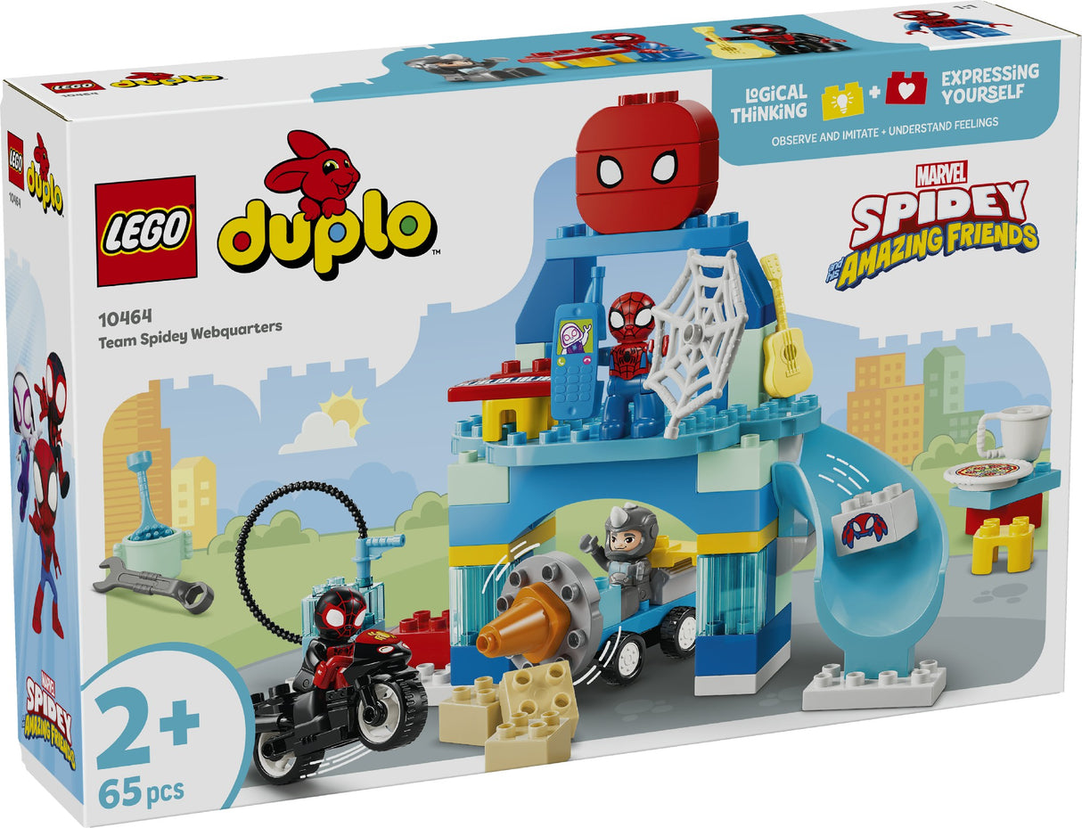 LEGO 10464 DUPLO TEAM SPIDEY WEBQUARTERS AGE: 2+