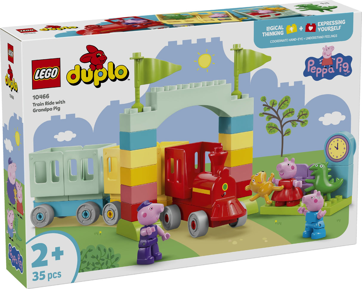 LEGO DUPLO TRAIN RIDE WITH GRANDPA PIG 10466 AGE: 2+