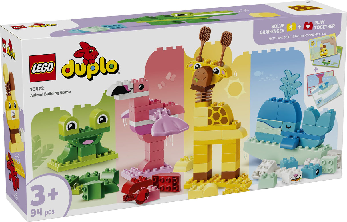 LEGO 10472 DUPLO ANIMAL BUILDING GAME AGE: 3+