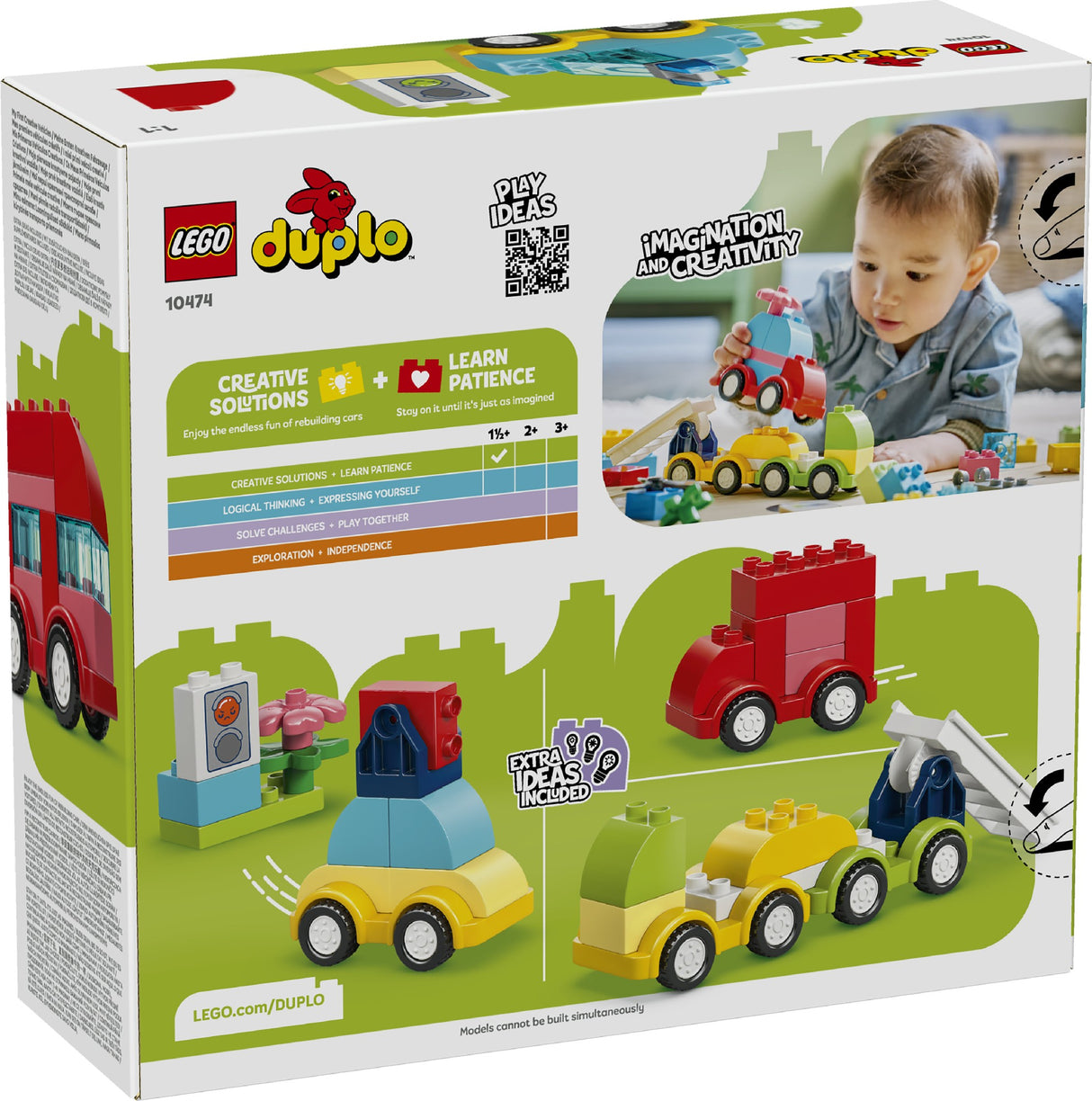 LEGO DUPLO CREATIVE VEHICLES 10474 AGE: 1½+