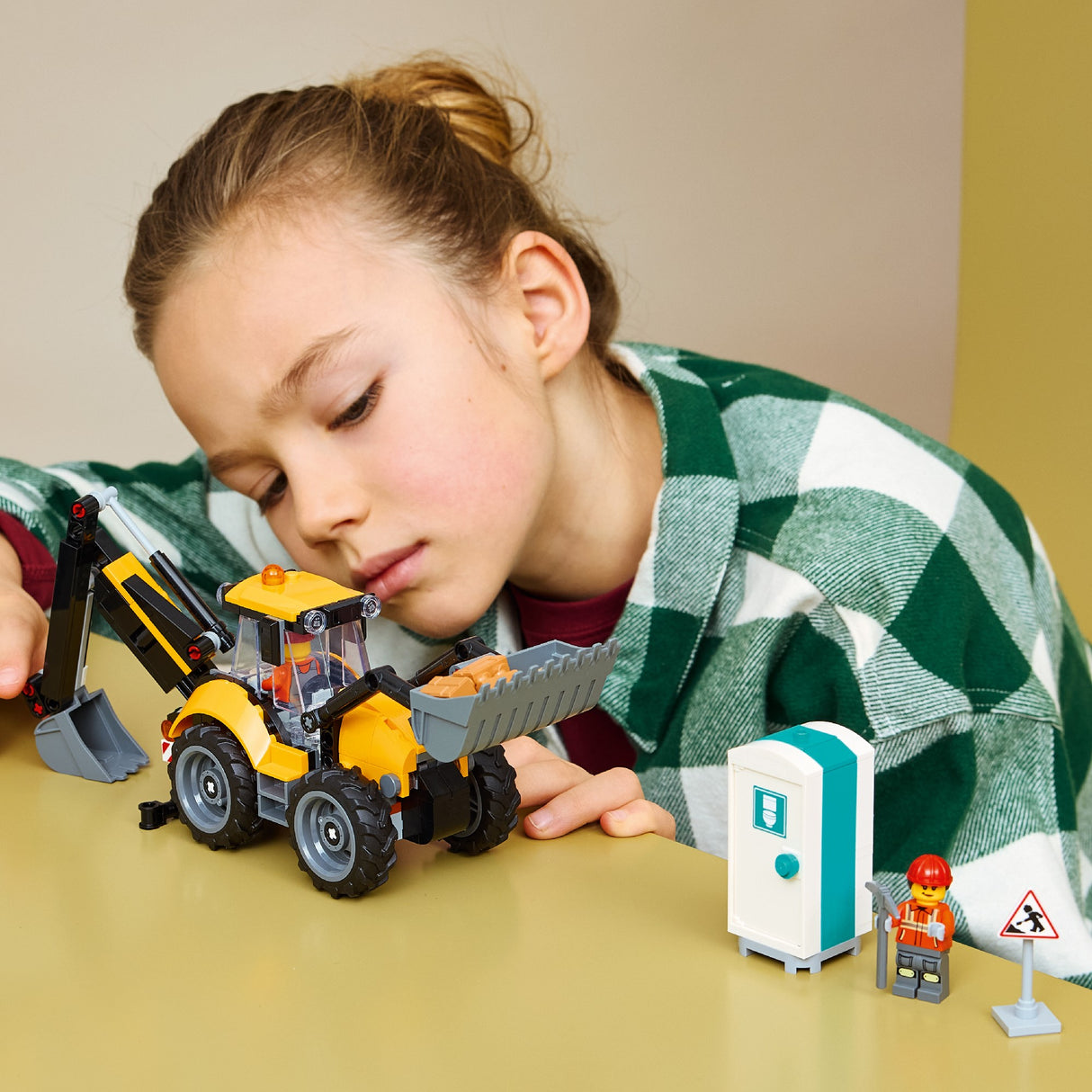 LEGO 60480 CITY YELLOW BACKHOE LOADER AGE: 7+