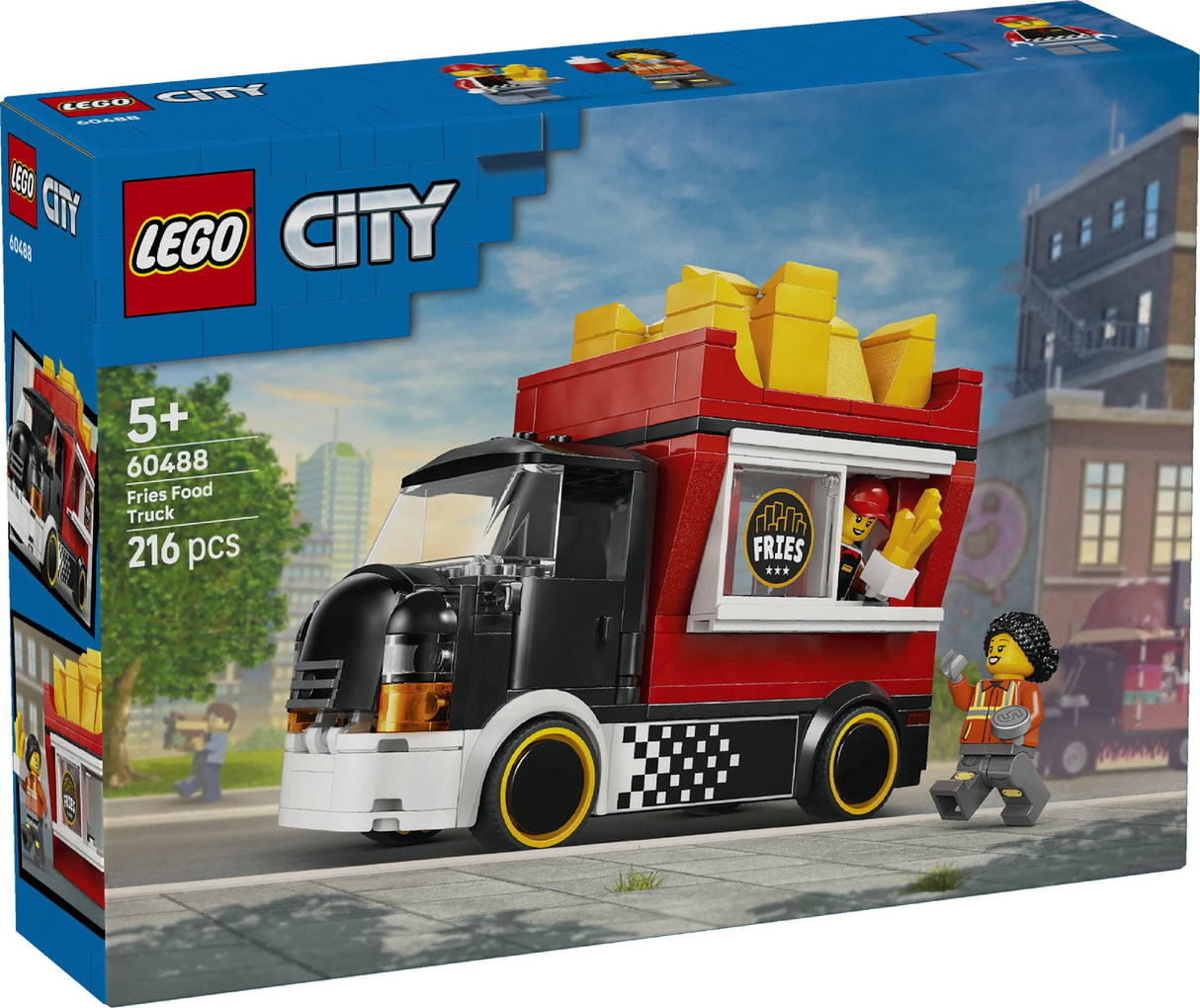 LEGO CITY FRIES FOOD TRUCK 60488 AGE: 5+