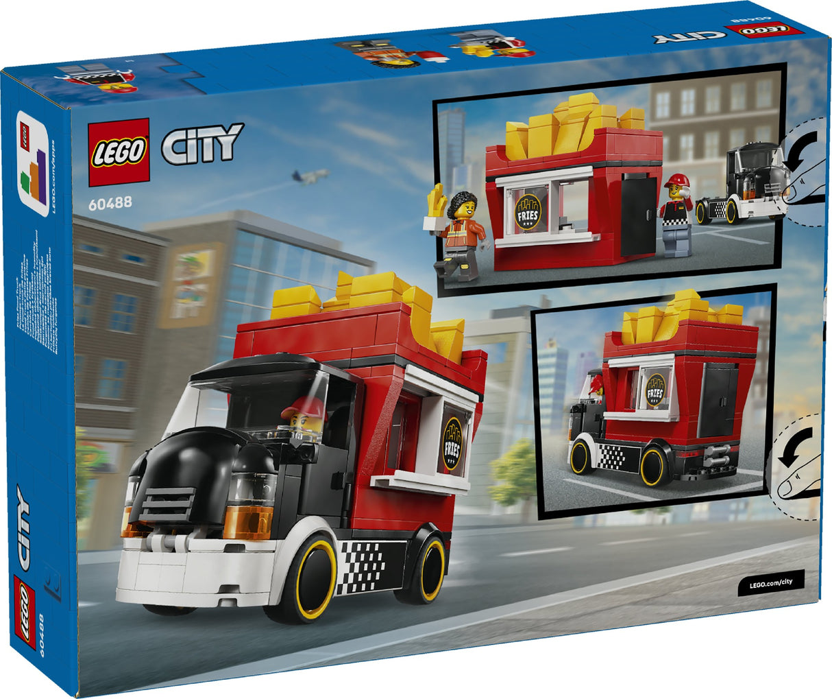 LEGO CITY FRIES FOOD TRUCK 60488 AGE: 5+