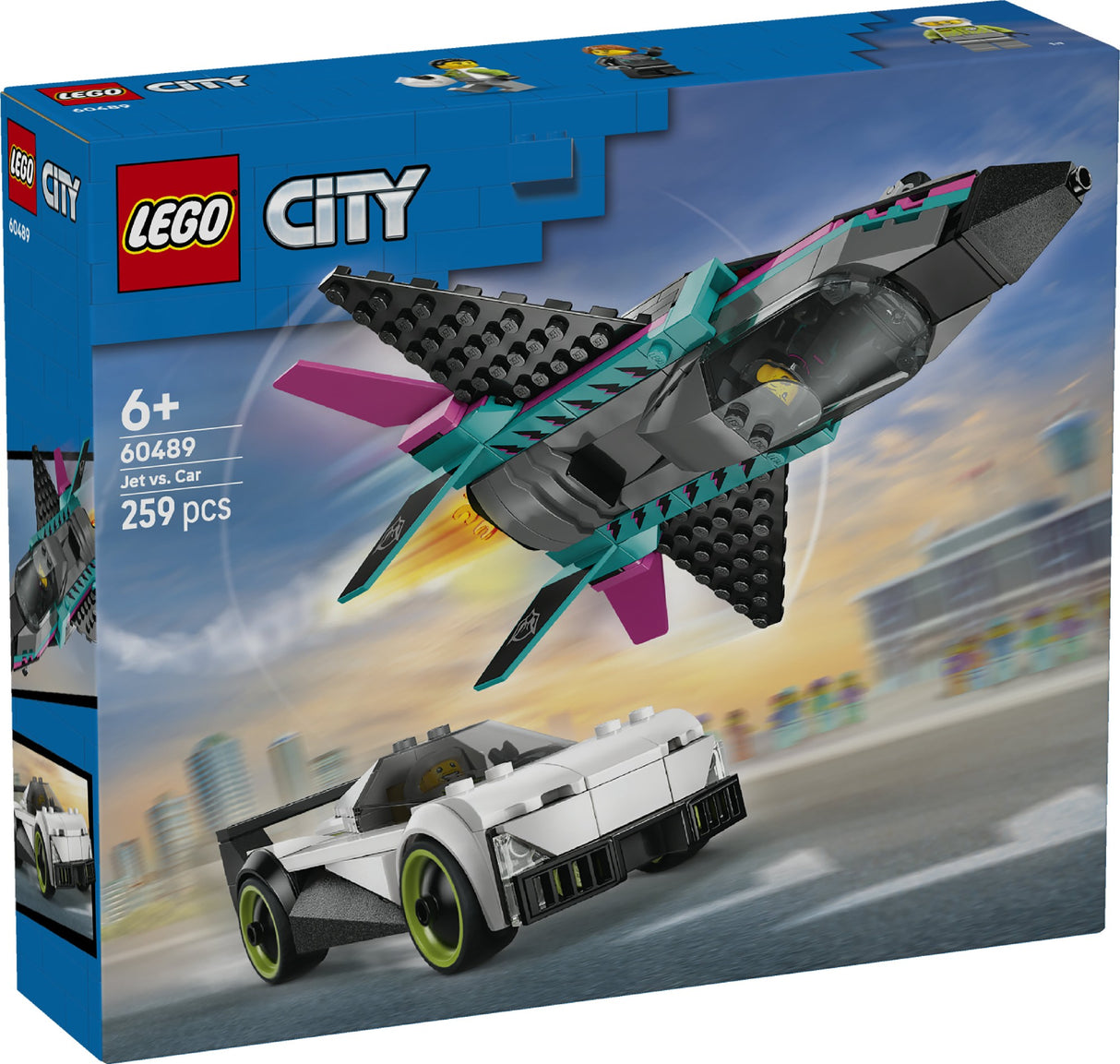 LEGO CITY JET VS. CAR 60489 AGE: 6+