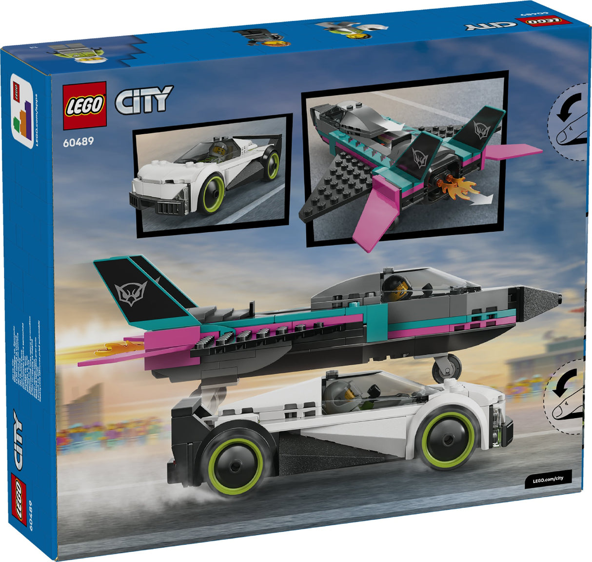 LEGO CITY JET VS. CAR 60489 AGE: 6+