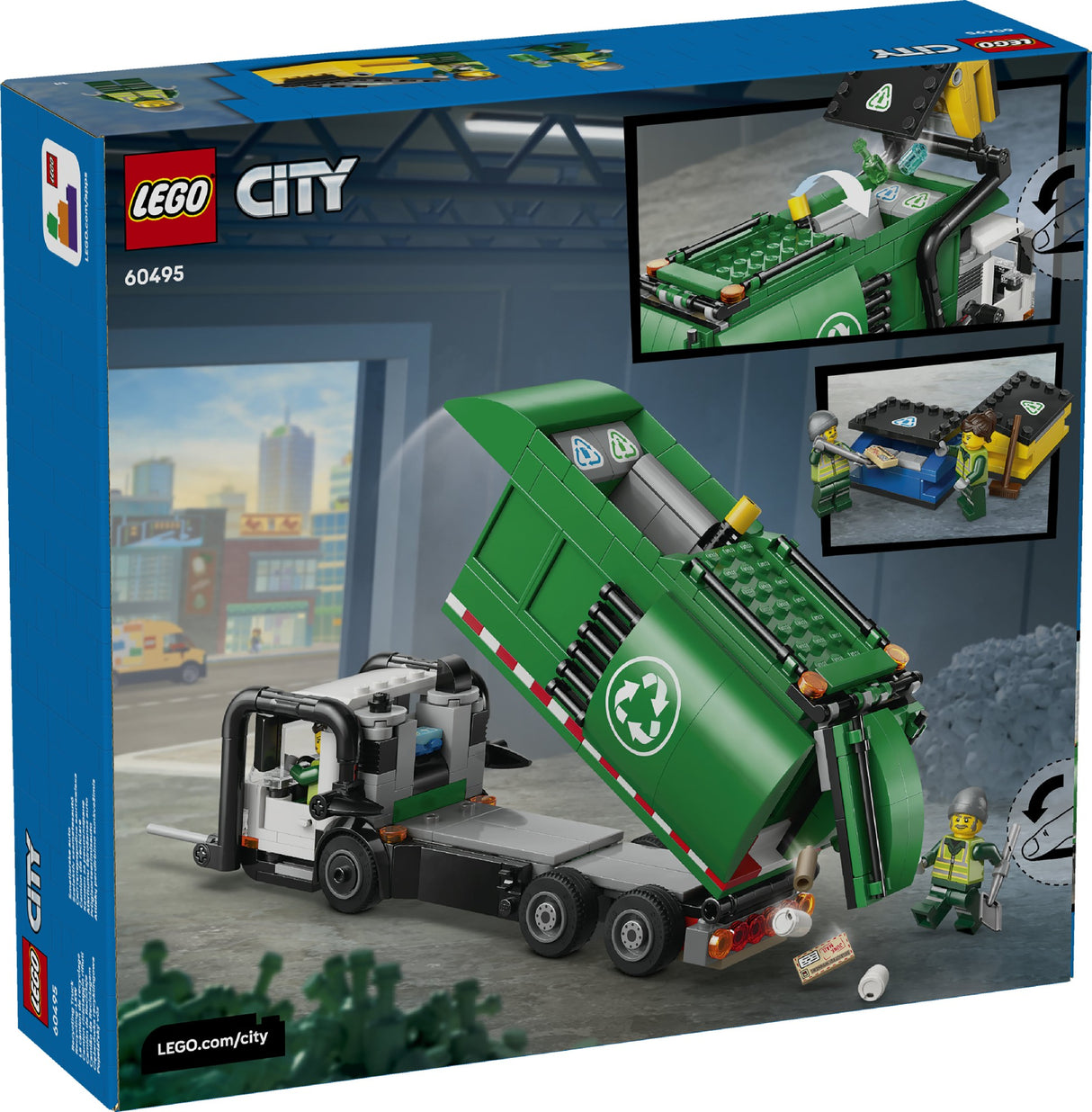 LEGO CITY RECYCLING TRUCK 60495 AGE: 7+