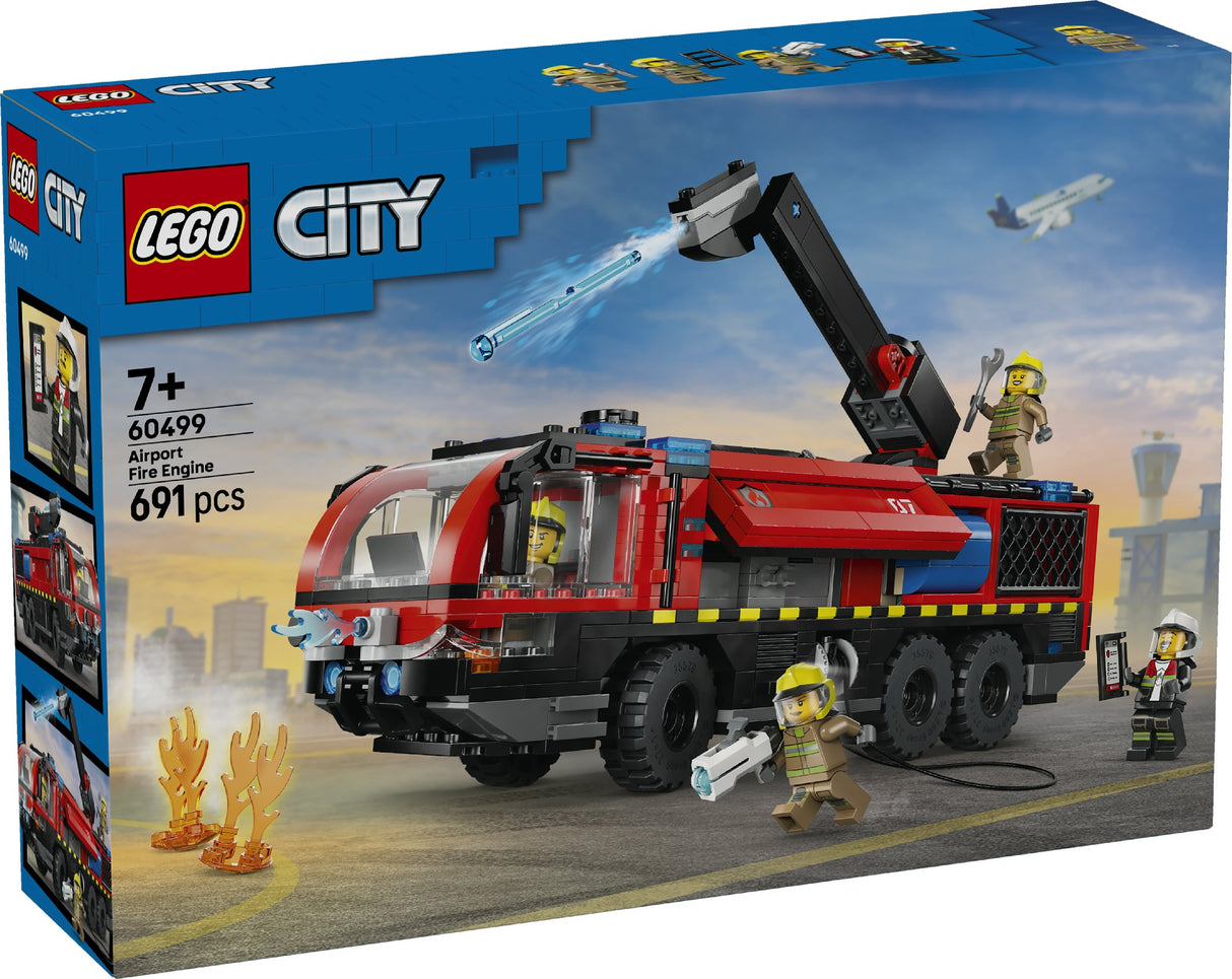 LEGO CITY AIRPORT FIRE TRUCK 60499 AGE: 7+