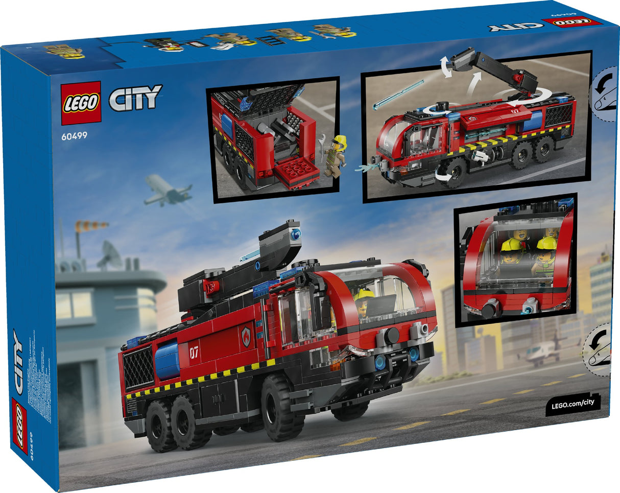 LEGO CITY AIRPORT FIRE TRUCK 60499 AGE: 7+