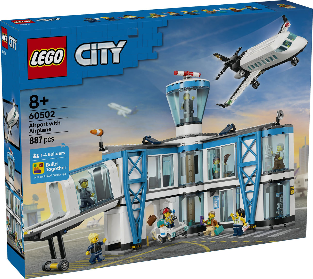 LEGO CITY AIRPORT WITH AIRPLANE 60502 AGE: 8+