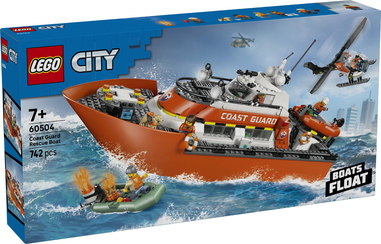 LEGO CITY COAST GUARD RESCUE BOAT & HELICOPTER 60504 AGE: 7+