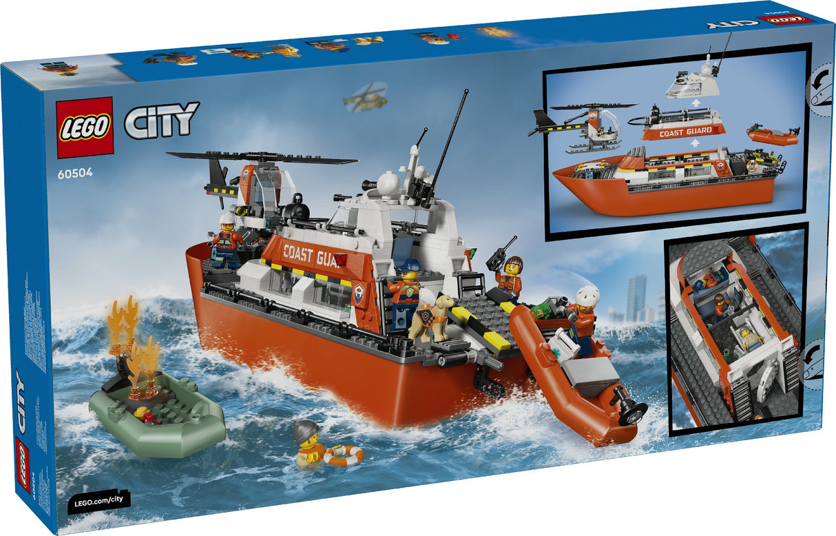 LEGO CITY COAST GUARD RESCUE BOAT & HELICOPTER 60504 AGE: 7+