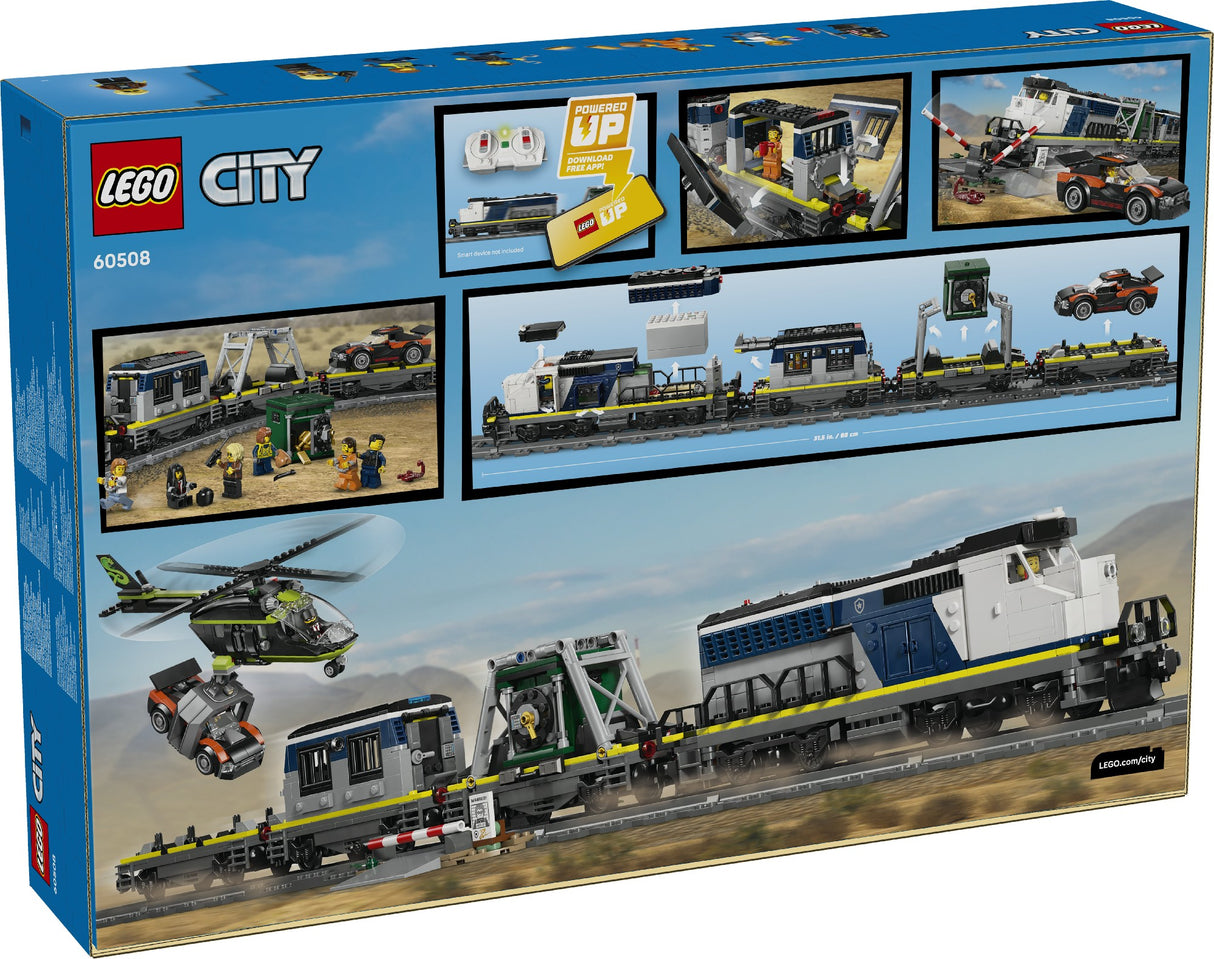 LEGO CITY POLICE TRAIN HEIST 60508 AGE: 7+