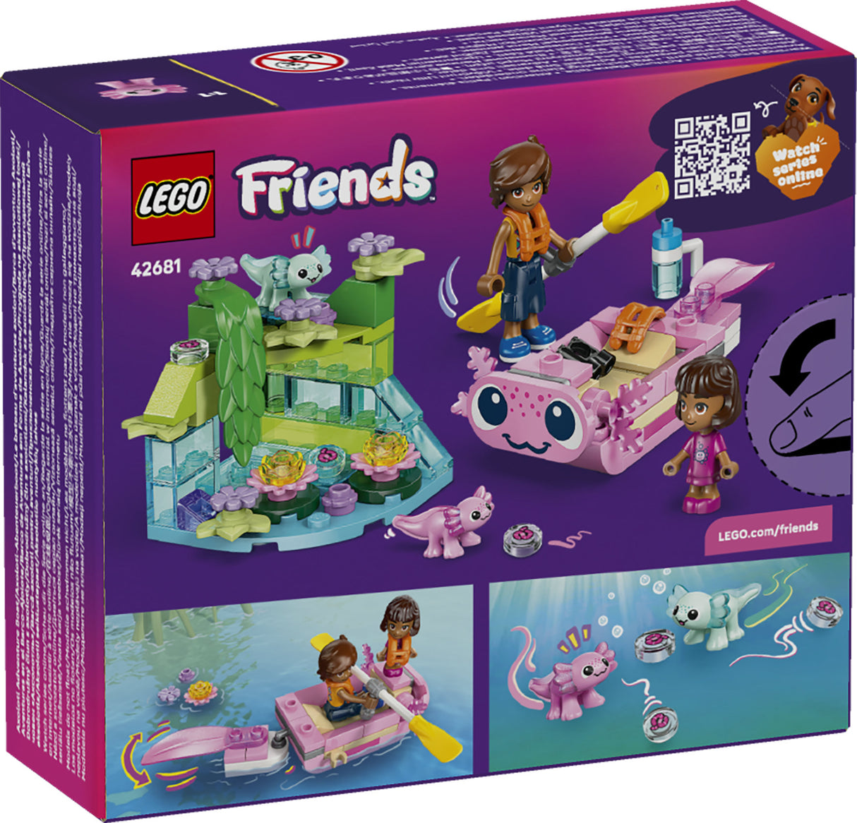 LEGO LEGO FRIENDS AXOLOTL ADVENTURE BOAT 42681 AGE: 5+
