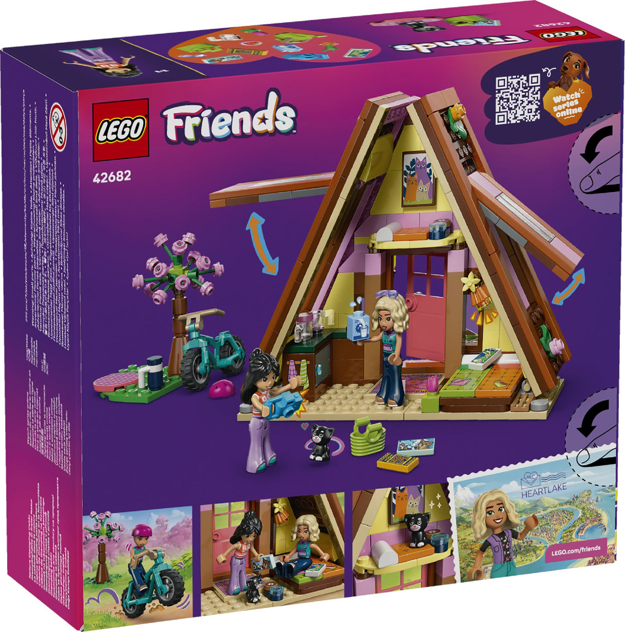 LEGO 42682 LEGO FRIENDS NATURE GLAMPING CABIN AGE: 6+