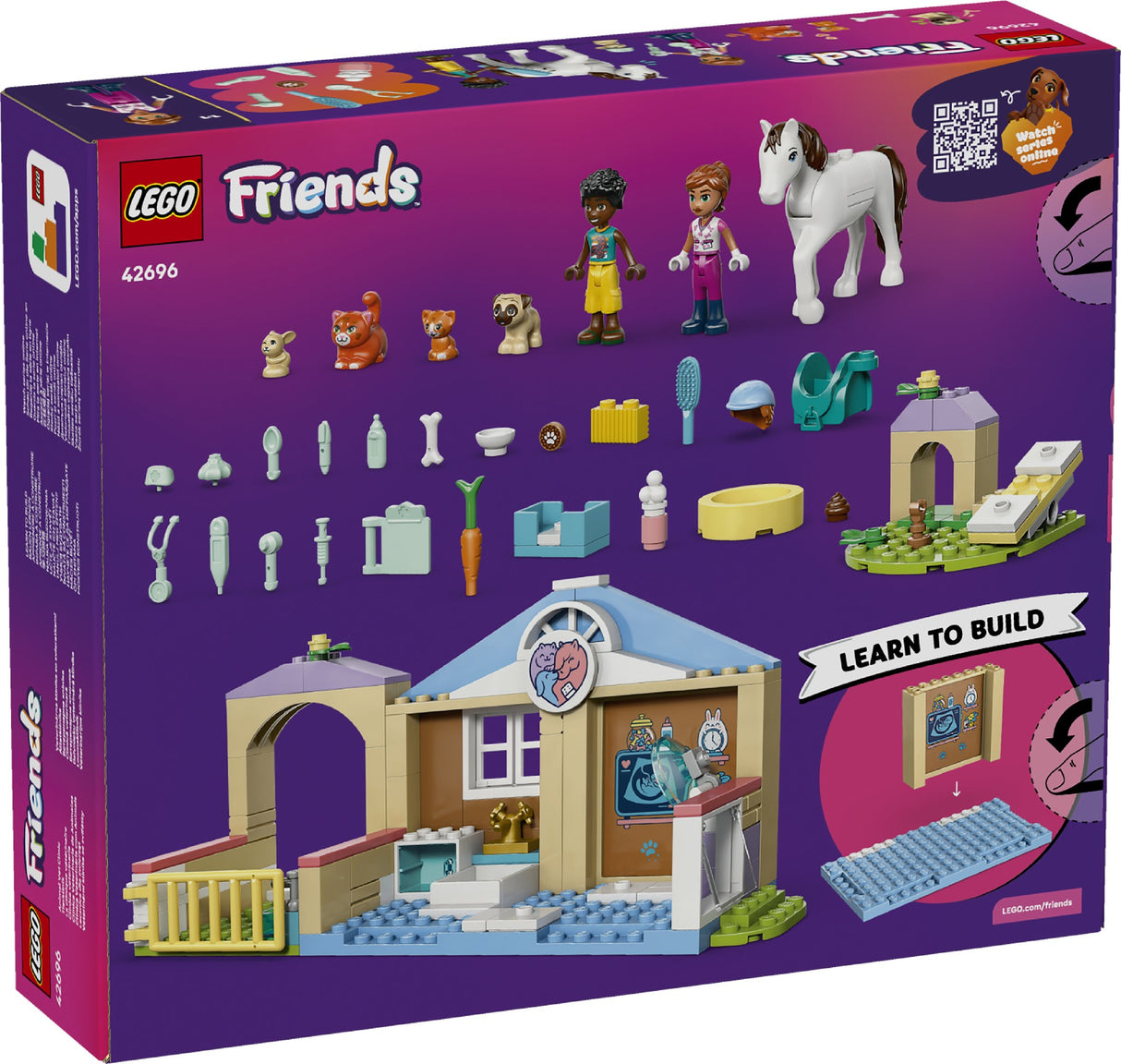 LEGO LEGO FRIENDS ANIMAL VET CLINIC 42696 AGE: 4+