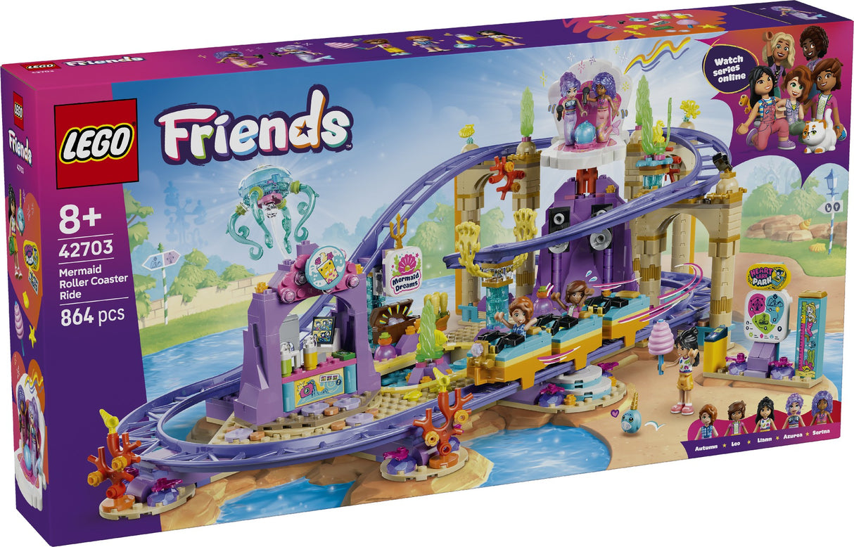 LEGO 42703 LEGO FRIENDS MERMAID ROLLER COASTER RIDE AGE: 8+