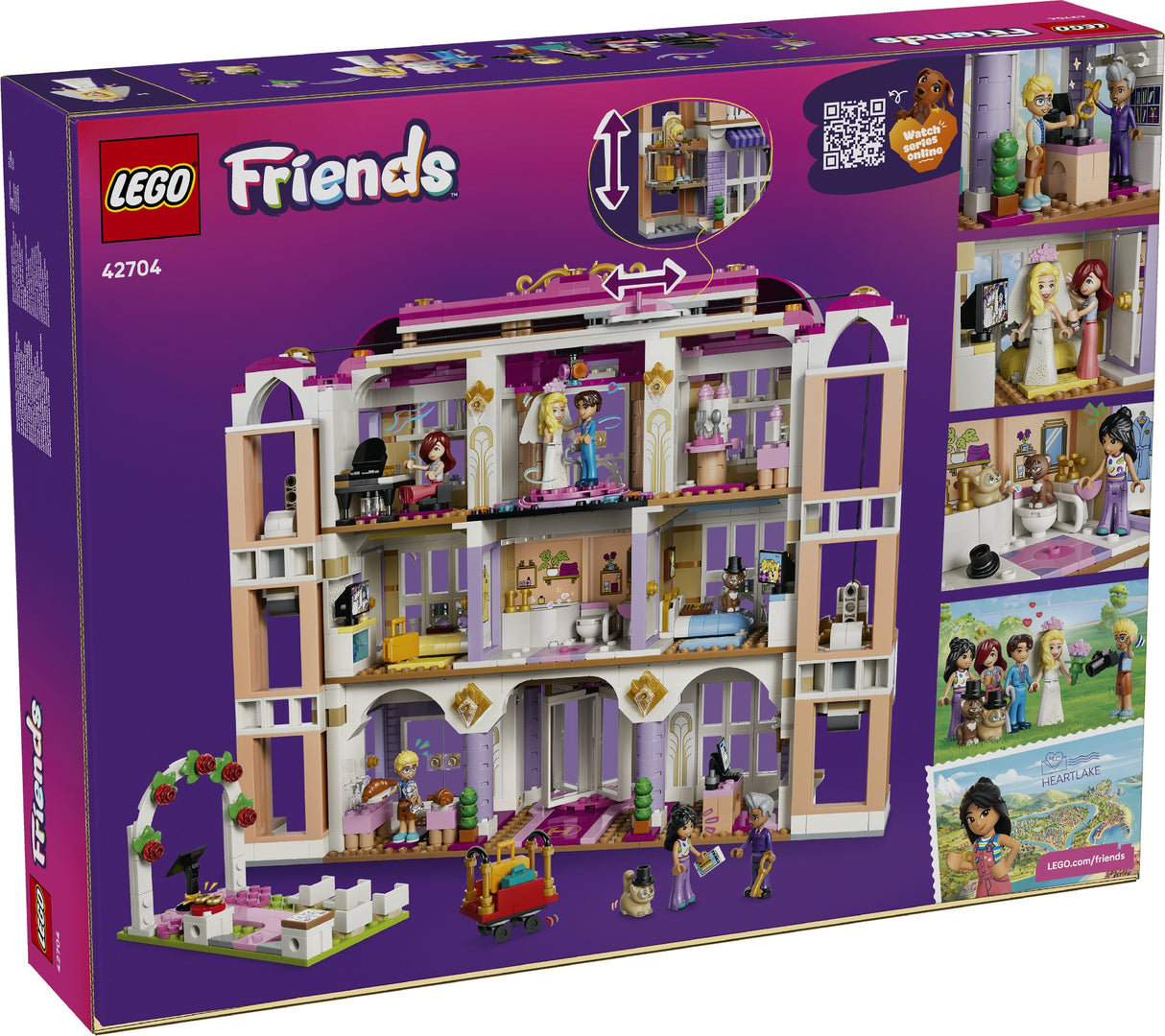 LEGO 42704 LEGO FRIENDS HEARTLAKE CITY GRAND HOTEL AGE: 9+