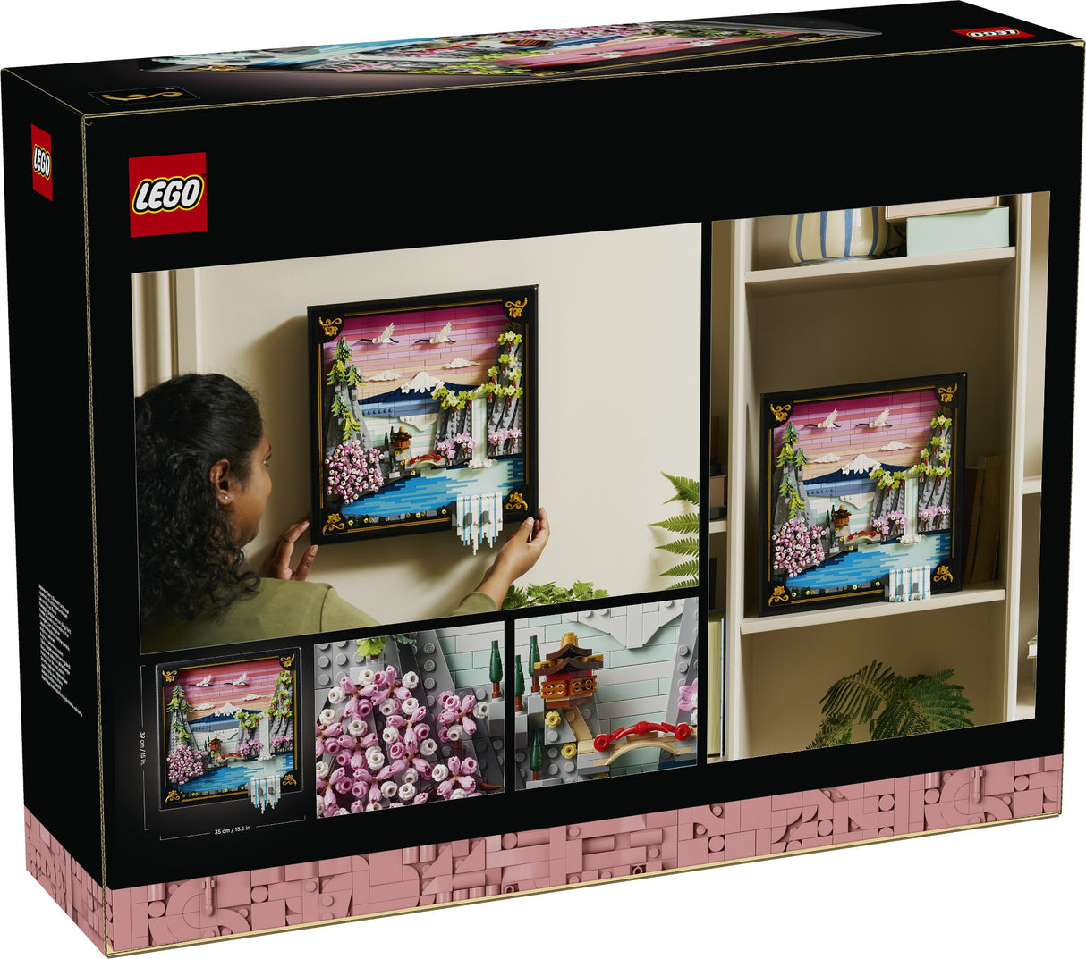 LEGO ART JAPANESE CHERRY BLOSSOM LANDSCAPE 31218 AGE: 18+