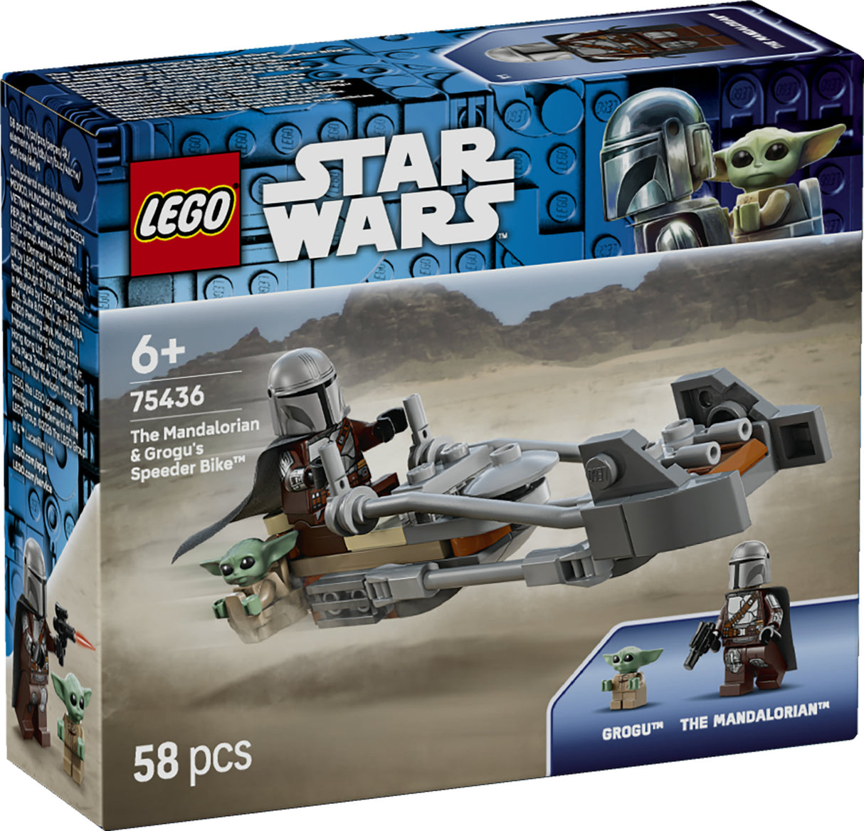 LEGO STAR WARS TM THE MANDALORIAN & GROGU'S SPEEDER BIKE™ 75436 AGE: 6+