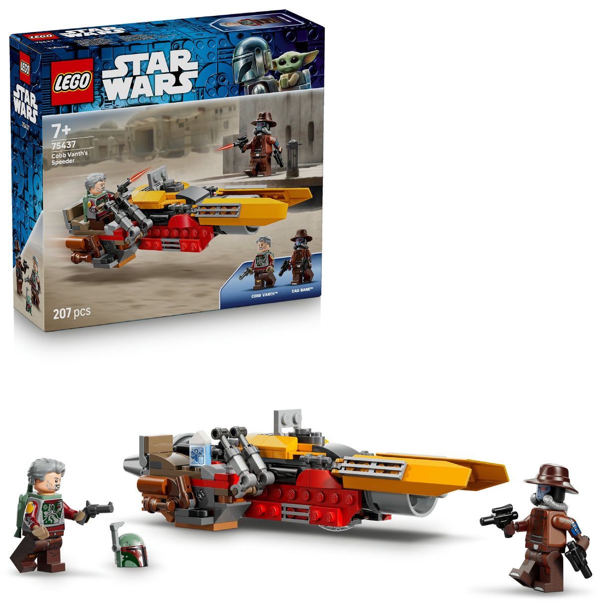 LEGO STAR WARS TM COBB VANTH'S SPEEDER 75437 AGE: 7+