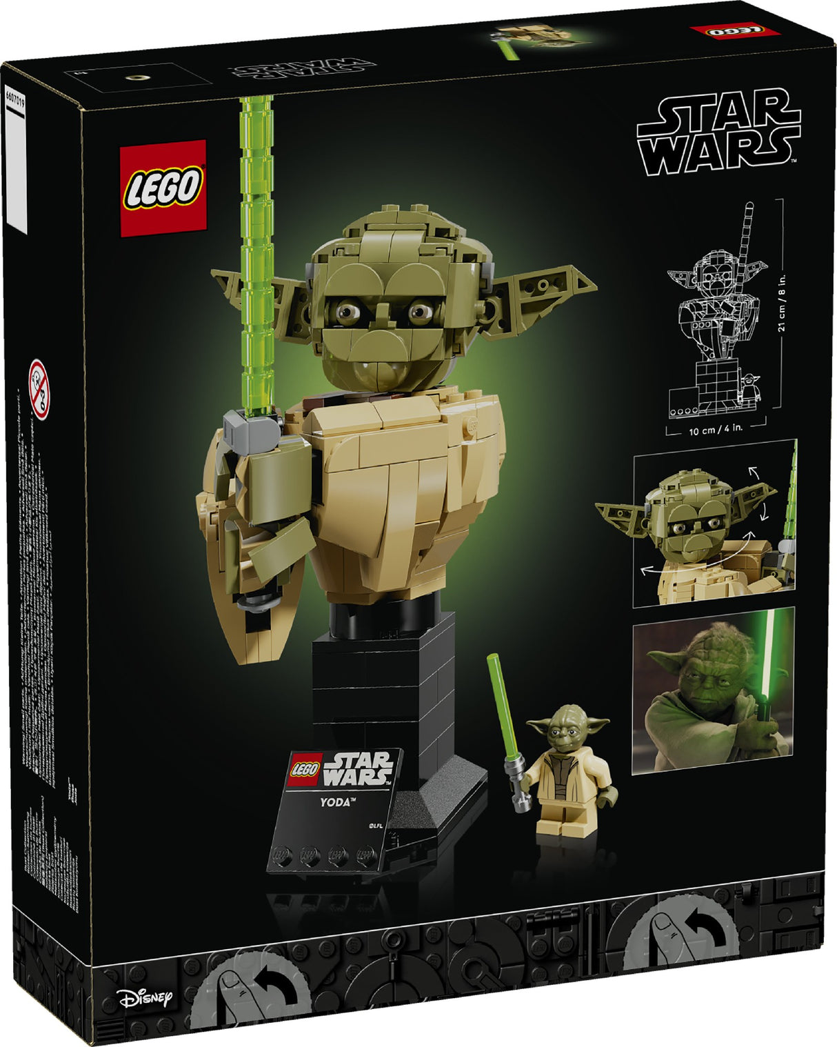 Lego Star Wars Yoda Bust 75438 Age: 18+