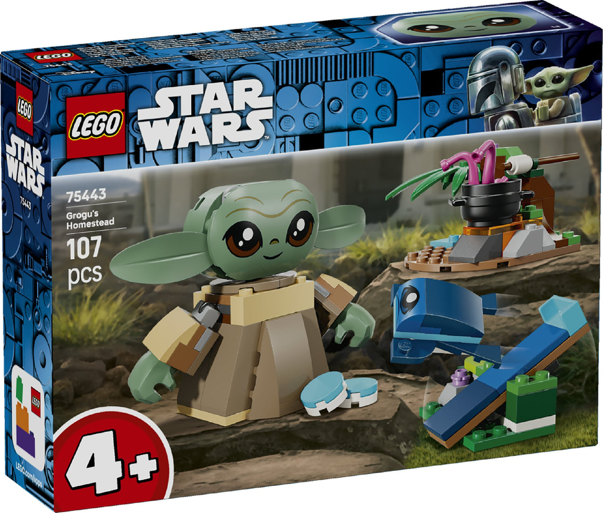 LEGO STAR WARS TM GROGU'S HOMESTEAD 75443 AGE: 4+