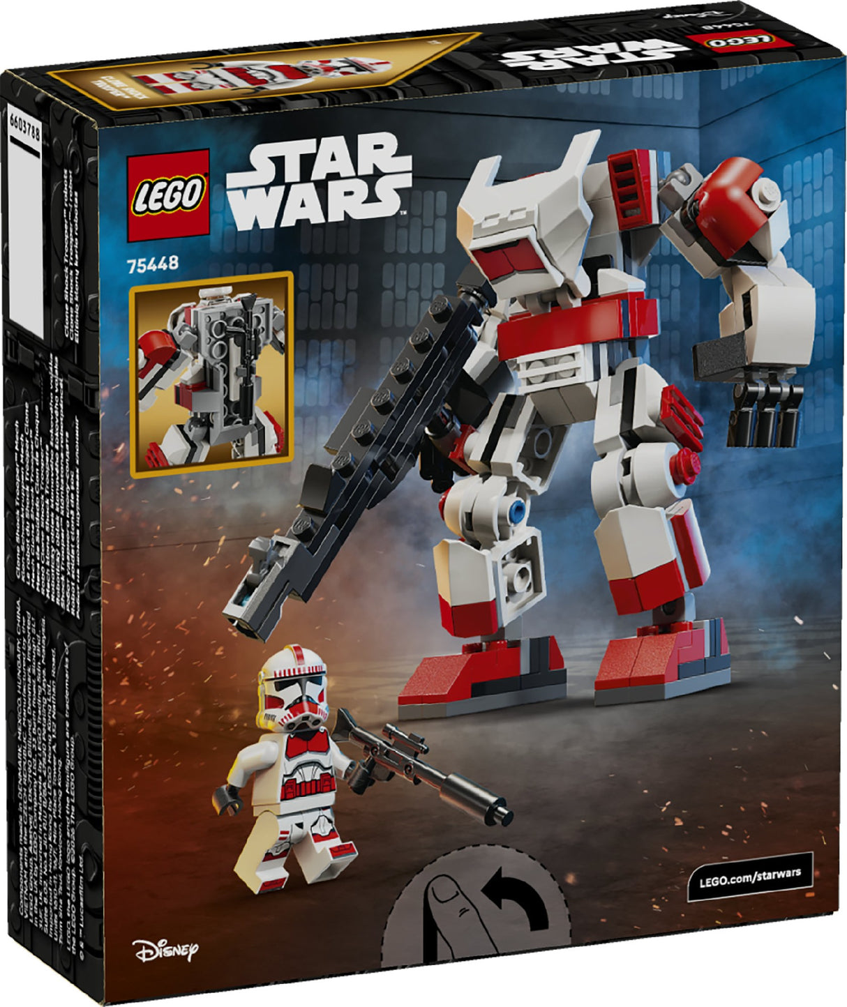 LEGO STAR WARS TM CLONE SHOCK TROOPER™ MECH 75448 AGE: 6+