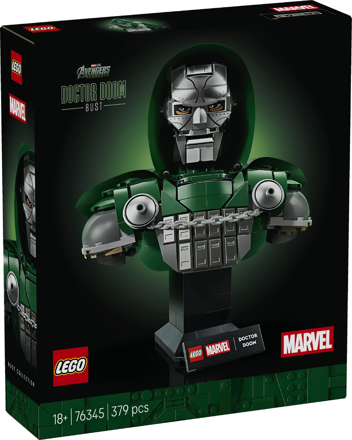 LEGO 76345 MARVEL DOCTOR DOOM BUST AGE: 18+