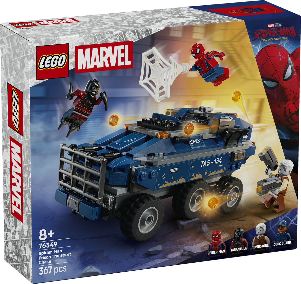LEGO 76349 SUPER HEROES PRISON TRANSPORT CHASE AGE: 8+