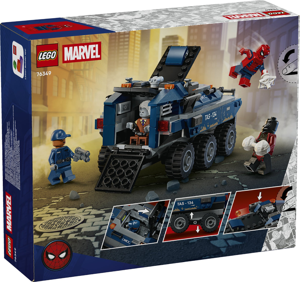 LEGO 76349 SUPER HEROES PRISON TRANSPORT CHASE AGE: 8+