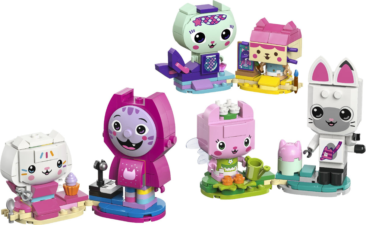 LEGO GABBY'S DOLLHOUSE GABBY'S BRICK-BUILT CAT FRIENDS 11215 AGE: 6+