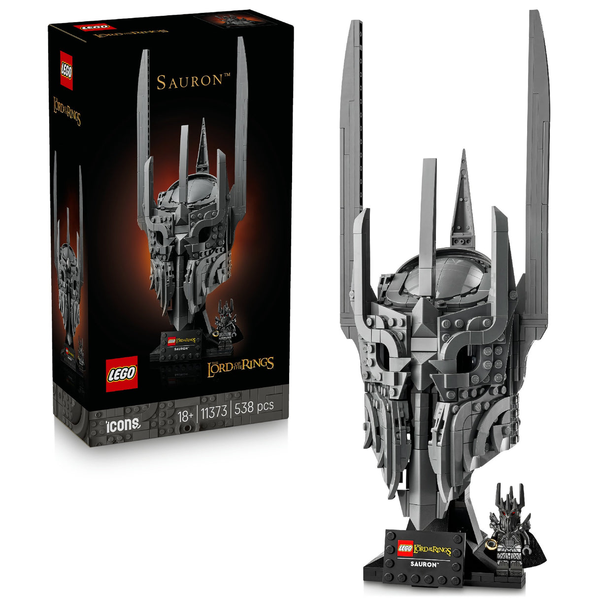 Lego Icons The Lord Of The Rings: Sauron'S Helmet 11373 Age: 18+
