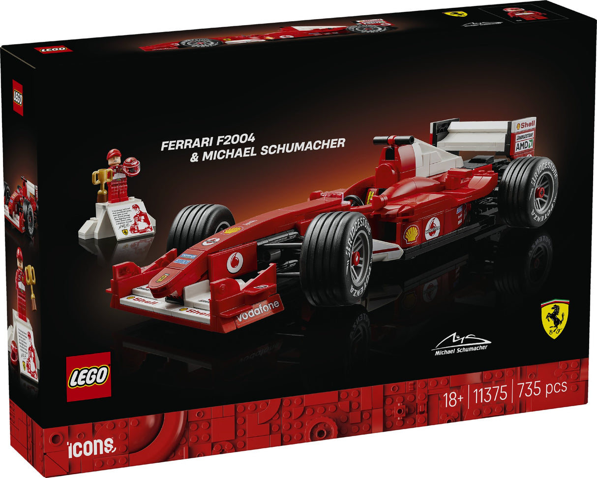 Lego Icons Ferrari F2004 & Michael Schumacher 11375 Age: 18+