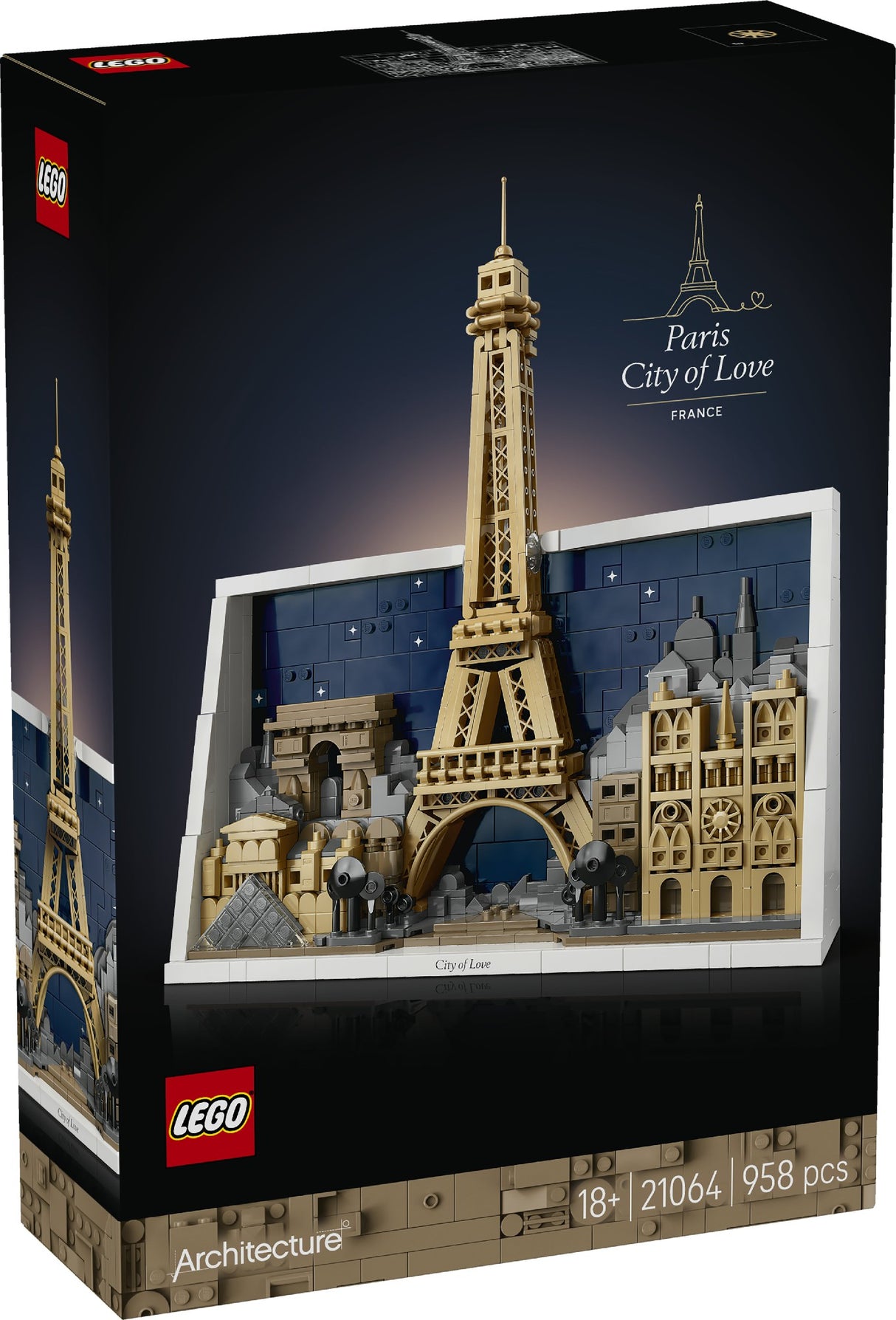 Lego Architecture Paris - City Of Love 21064 Age: 18+