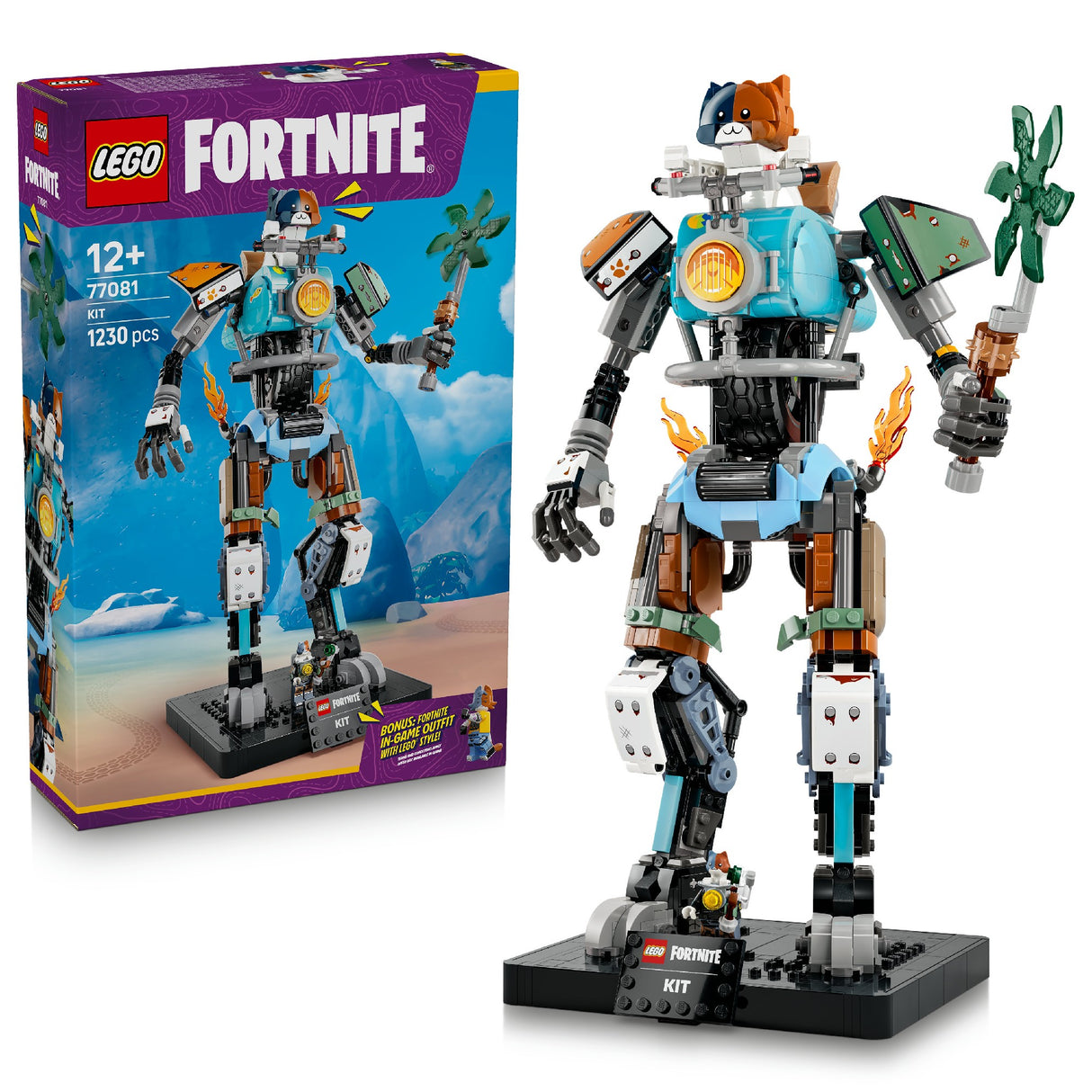 LEGO 77081 FORTNITE KIT DISPLAY MODEL AGE: 12+