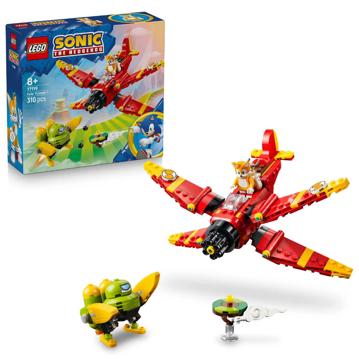 LEGO 77119 SONIC TAILS AND HIS BI-PLANE AGE: 8+