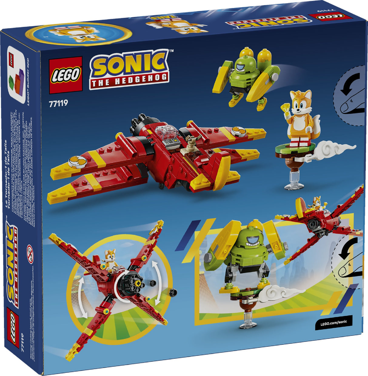 LEGO 77119 SONIC TAILS AND HIS BI-PLANE AGE: 8+