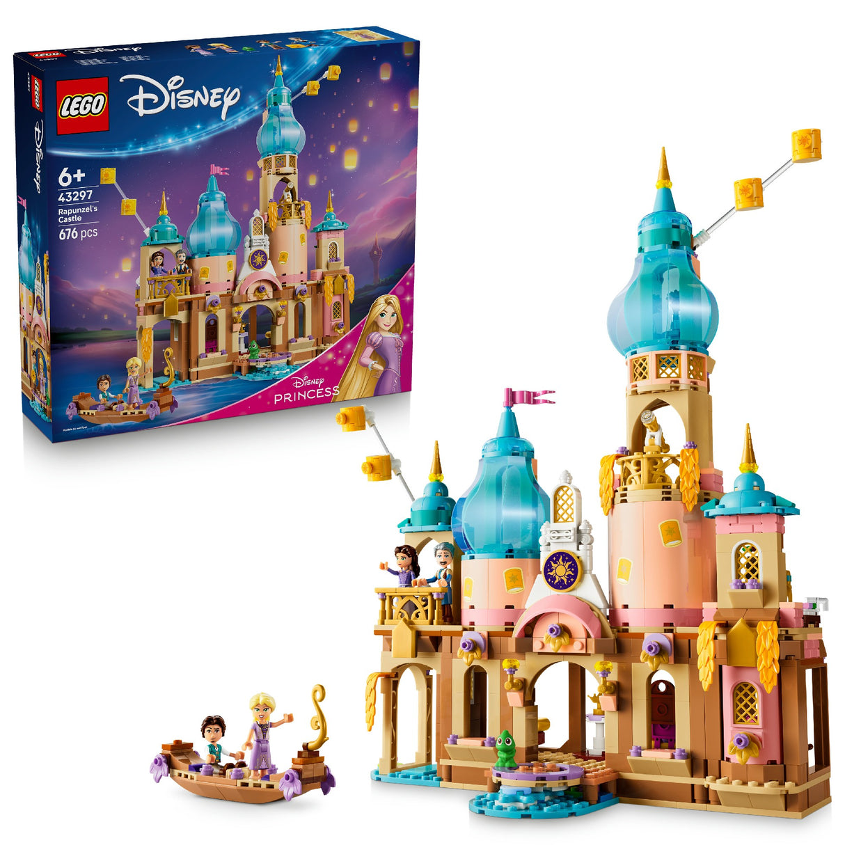 LEGO 43297 DISNEY PRINCESS RAPUNZEL'S CASTLE AGE: 6+