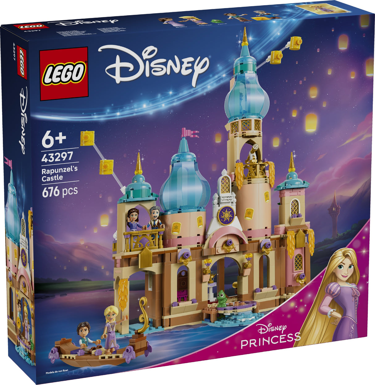 LEGO 43297 DISNEY PRINCESS RAPUNZEL'S CASTLE AGE: 6+